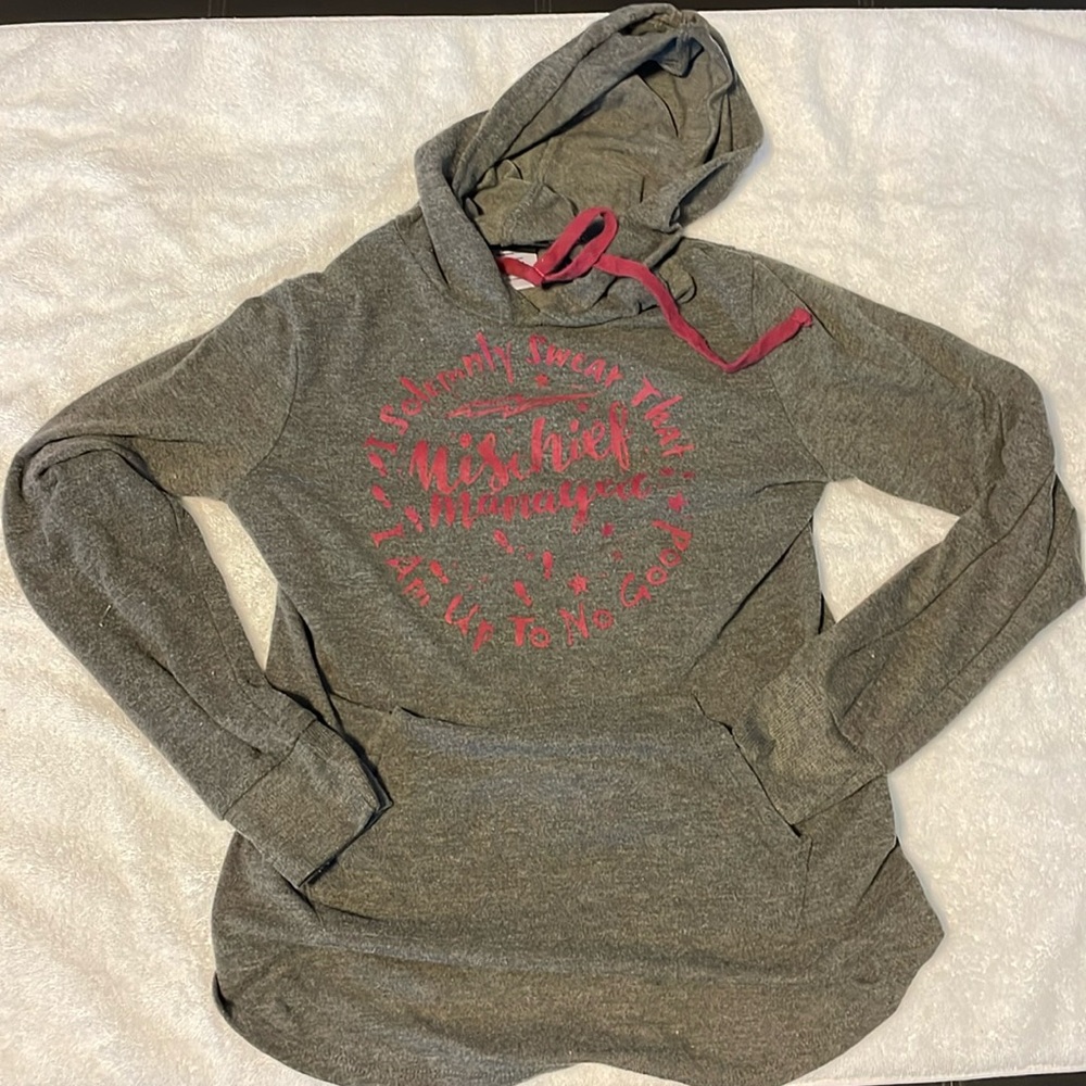 Women’s small Harry Potter hooded long sleeve shirt